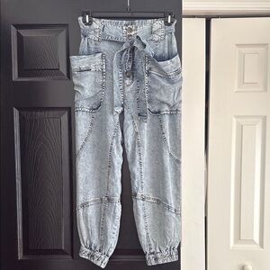 Oli & Hali High Rise Acid Wash Joggers